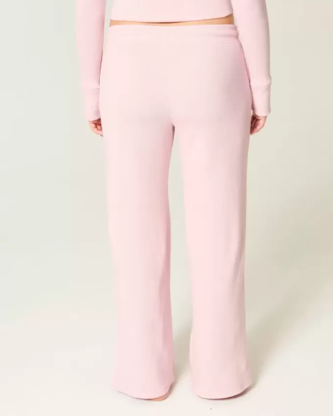 Pantaloni drepti Gilly Hicks Waffle Lace Pantaloni drepti Gilly Hicks Waffle Lace