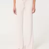 Pantaloni evazați confortabili cu nervuri Pantaloni evazați confortabili cu nervuri