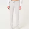 Pantaloni evazați confortabili cu nervuri Pantaloni evazați confortabili cu nervuri