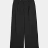 Pantaloni Hollister Livvy, cu talie joasă, cu picioare largi