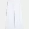 Pantaloni Hollister Livvy, cu talie joasă, cu picioare largi