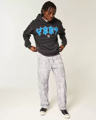 Pantaloni largi Camo