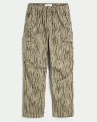 Pantaloni largi Cargo cu tragere