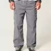 Pantaloni largi Cargo cu tragere Pantaloni largi Cargo cu tragere