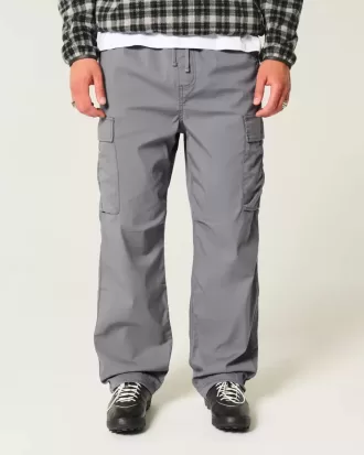 Pantaloni largi Cargo cu tragere