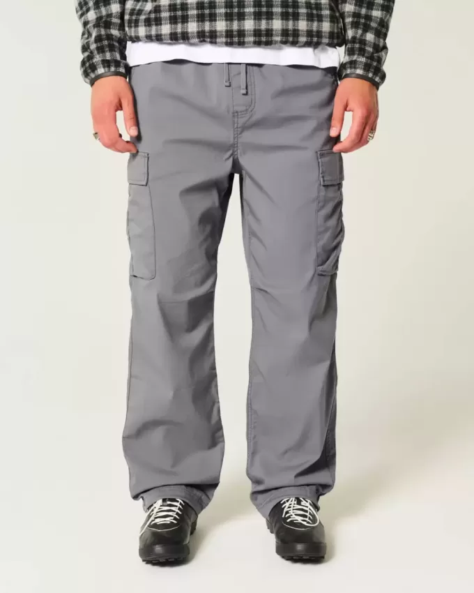 Pantaloni largi Cargo cu tragere Pantaloni largi Cargo cu tragere