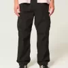 Pantaloni largi Cargo cu tragere Pantaloni largi Cargo cu tragere