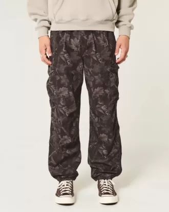 Pantaloni largi Cargo cu tragere