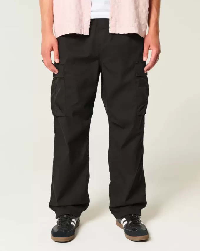 Pantaloni largi Cargo cu tragere Pantaloni largi Cargo cu tragere