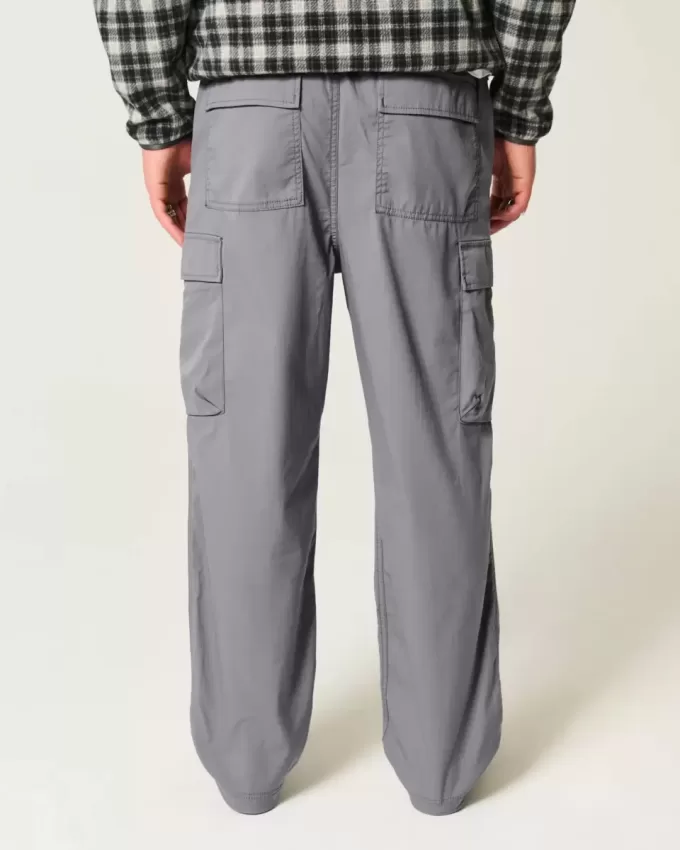 Pantaloni largi Cargo cu tragere Pantaloni largi Cargo cu tragere