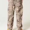 Pantaloni largi Cargo cu tragere Pantaloni largi Cargo cu tragere