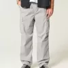 Pantaloni largi Cargo cu tragere Pantaloni largi Cargo cu tragere