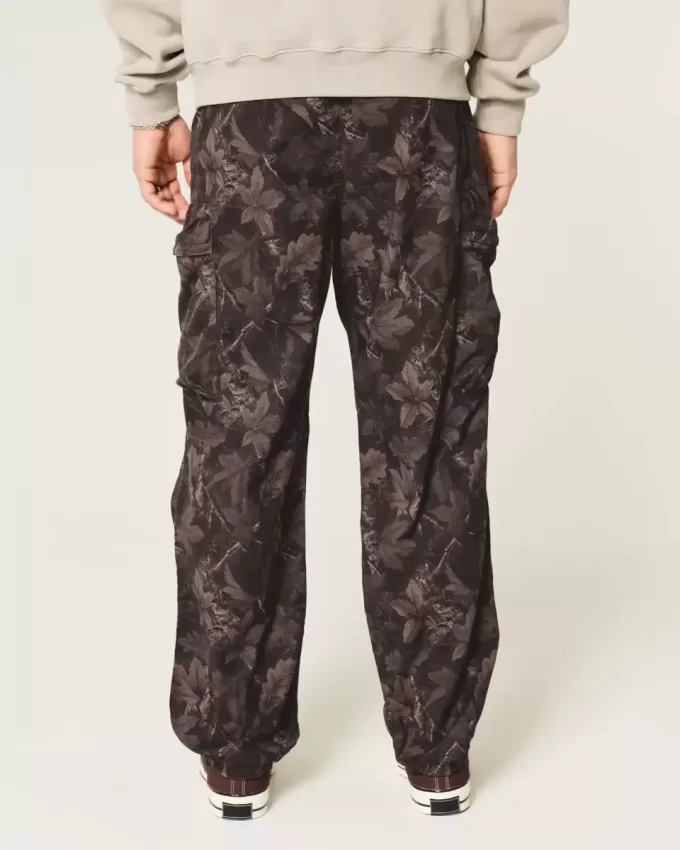 Pantaloni largi Cargo cu tragere