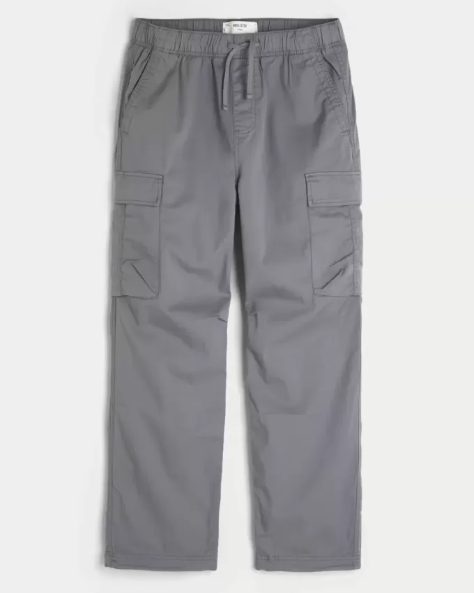 Pantaloni largi Cargo cu tragere Pantaloni largi Cargo cu tragere