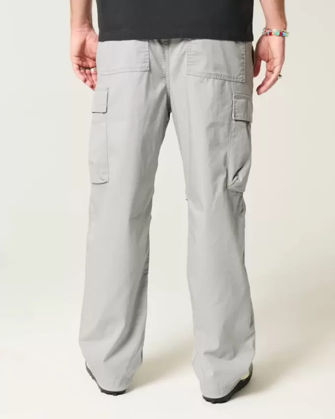 Pantaloni largi Cargo cu tragere Pantaloni largi Cargo cu tragere