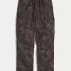 Pantaloni largi Cargo cu tragere