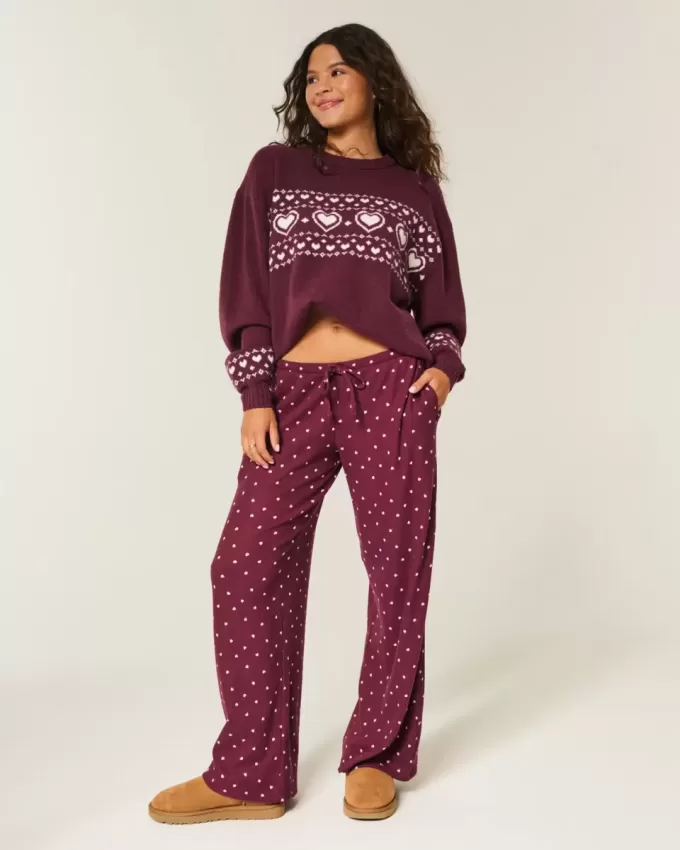Pantaloni largi, confortabili, cu nervuri Pantaloni largi, confortabili, cu nervuri