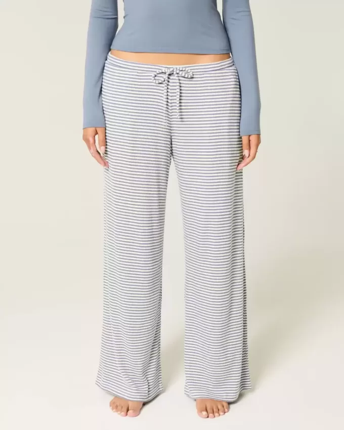 Pantaloni largi, confortabili, cu nervuri Pantaloni largi, confortabili, cu nervuri
