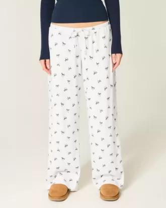 Pantaloni largi, confortabili, cu nervuri