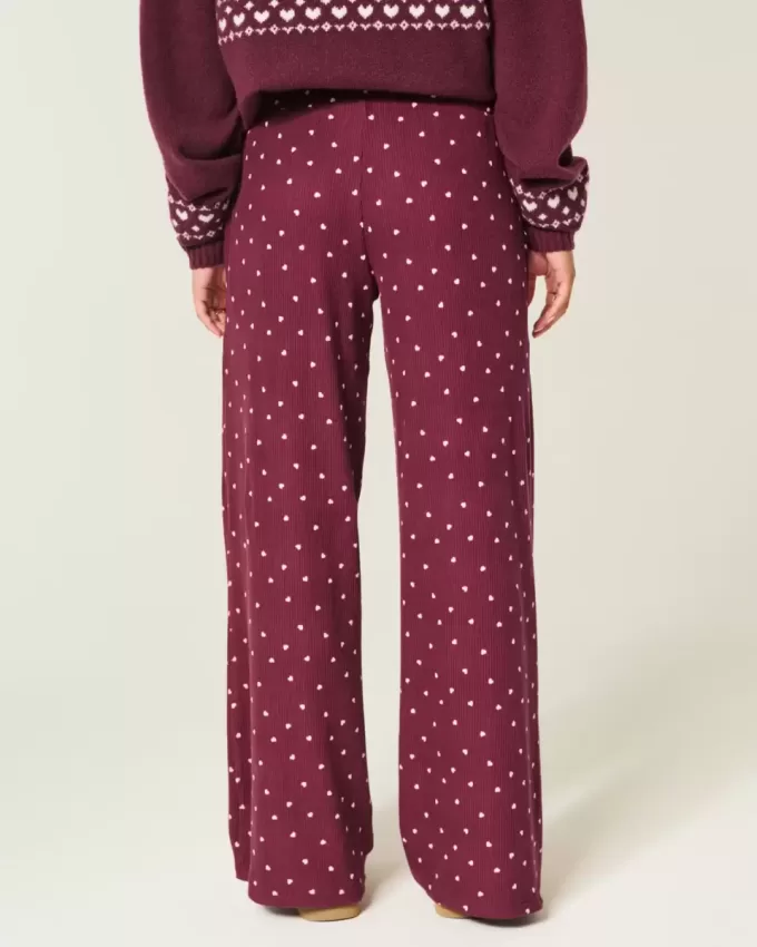 Pantaloni largi, confortabili, cu nervuri Pantaloni largi, confortabili, cu nervuri