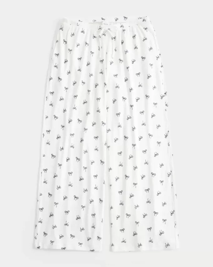 Pantaloni largi, confortabili, cu nervuri Pantaloni largi, confortabili, cu nervuri