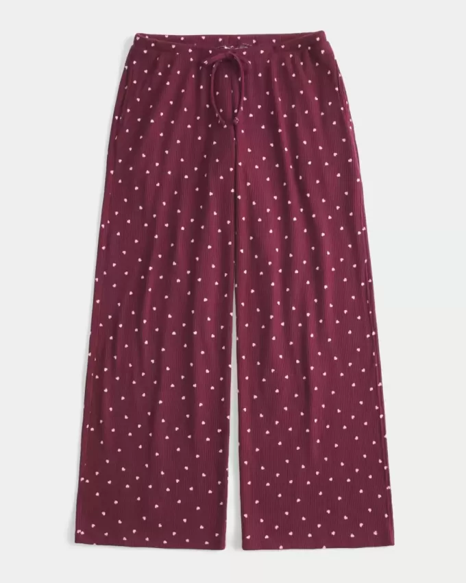 Pantaloni largi, confortabili, cu nervuri Pantaloni largi, confortabili, cu nervuri