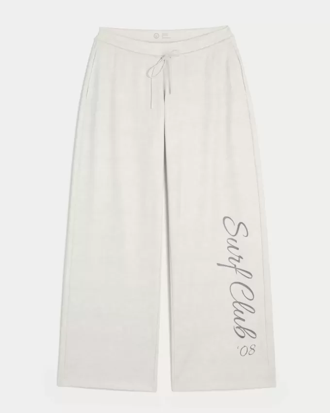 Pantaloni largi cu grafic Gilly Hicks Active Recharge