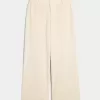 Pantaloni largi cu talie joasă Pantaloni largi cu talie joasă