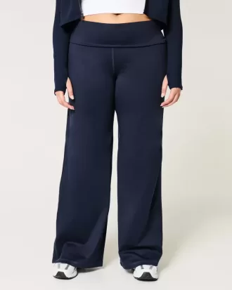 Pantaloni largi cu talie rabatabilă Gilly Hicks Active Recharge