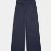 Pantaloni largi cu talie rabatabilă Gilly Hicks Active Recharge Pantaloni largi cu talie rabatabilă Gilly Hicks Active Recharge