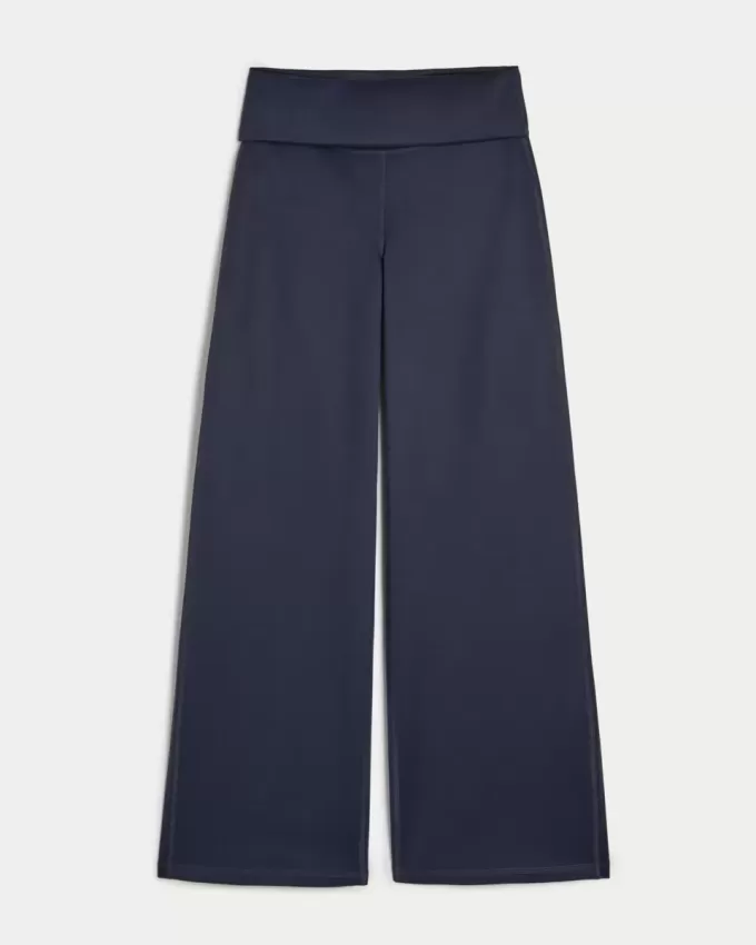 Pantaloni largi cu talie rabatabilă Gilly Hicks Active Recharge Pantaloni largi cu talie rabatabilă Gilly Hicks Active Recharge
