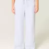 Pantaloni largi cu tragere din amestec de in Pantaloni largi cu tragere din amestec de in