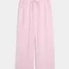 Pantaloni largi cu tragere din amestec de in Pantaloni largi cu tragere din amestec de in