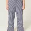 Pantaloni largi cu tragere din tricot Pantaloni largi cu tragere din tricot