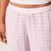 Pantaloni largi de flanel Pantaloni largi de flanel