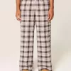Pantaloni largi de flanel Pantaloni largi de flanel