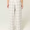 Pantaloni largi de flanel Pantaloni largi de flanel