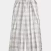 Pantaloni largi de flanel Pantaloni largi de flanel