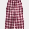 Pantaloni largi de flanel Pantaloni largi de flanel