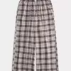 Pantaloni largi de flanel Pantaloni largi de flanel