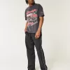 Pantaloni largi de sport