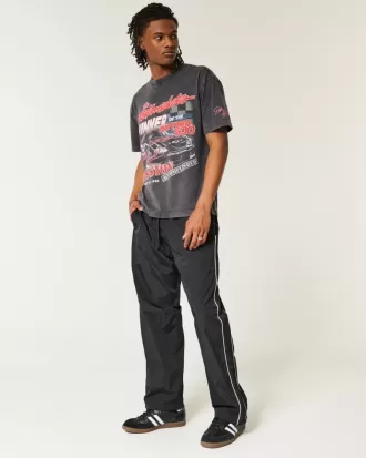Pantaloni largi de sport