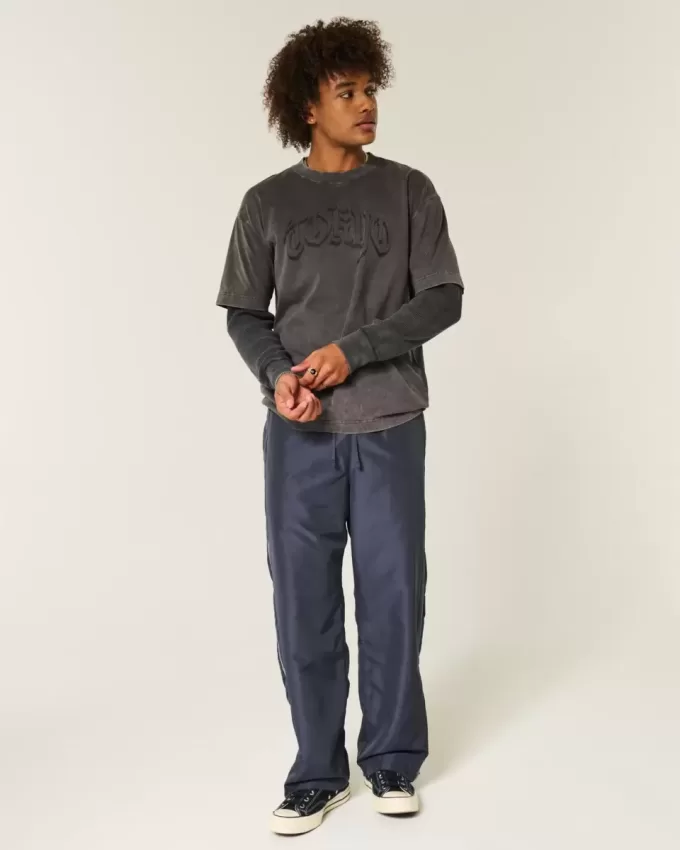 Pantaloni largi de sport Pantaloni largi de sport
