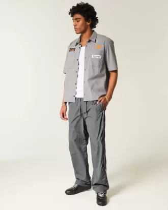 Pantaloni largi de sport