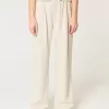Pantaloni largi Hollister Livvy cu talie ultra înaltă