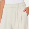 Pantaloni largi Hollister Livvy cu talie ultra înaltă