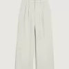 Pantaloni largi Hollister Livvy cu talie ultra înaltă