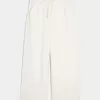 Pantaloni largi Seersucker Pantaloni largi Seersucker