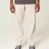 Pantaloni largi Seersucker Pantaloni largi Seersucker