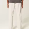 Pantaloni largi Seersucker Pantaloni largi Seersucker